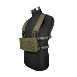 Novristch Modular Chest Rig 1.0 (Green), Ensuring all of your gear is on-hand when you need it can be the difference between a tactiacl reload keeping you in the game, or giving your position away and getting you a one-way ticket to respawn